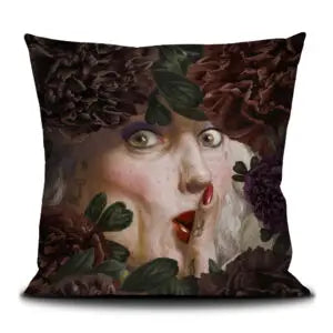 Housse de coussin « La femme clef » de Vogliobene