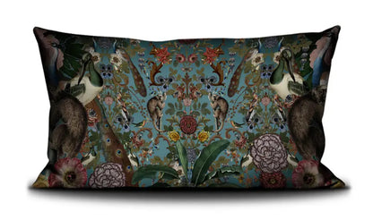 Long Coussin velours « Jungle » de Vogliobene