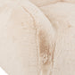 Fauteuil doudou crème