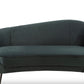 Sofa en velours & pieds en métal (3 Coloris)