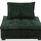 Fauteuil Pouf en velours (3 Coloris)