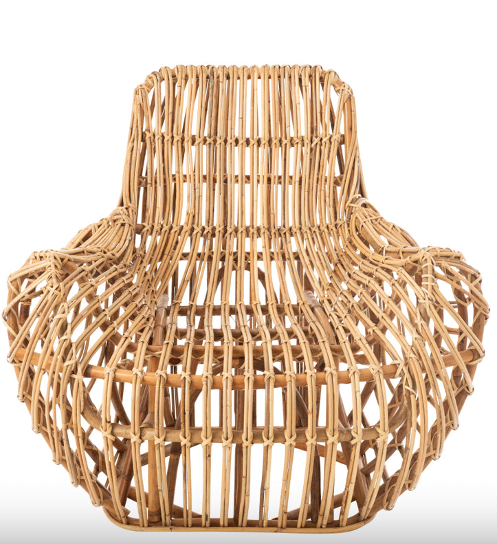 Fauteuil en rotin naturel