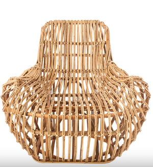 Fauteuil en rotin naturel