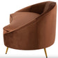 Sofa en velours & pieds en métal (3 Coloris)