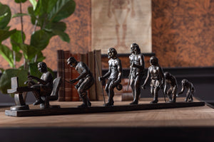 Sculpture Evolution de l’Homme en résine