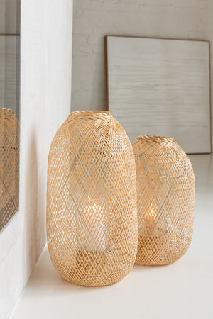 Lanterne Bambou naturel