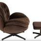 Fauteuil et son repose-pieds