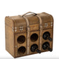 Valise Bouteille de Vin en bois beige