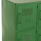 Armoire en métal 9 Portes Vert / Rouge
