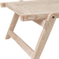 Table Basse Lit de Camp blanchi