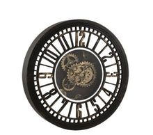 Charger l&#39;image dans la galerie, Horloge ronde avec mécanisme apparent
