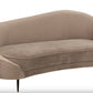 Sofa en velours & pieds en métal (3 Coloris)