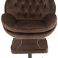 Fauteuil et son repose-pieds