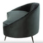 Sofa en velours & pieds en métal (3 Coloris)