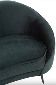 Sofa en velours & pieds en métal (3 Coloris)