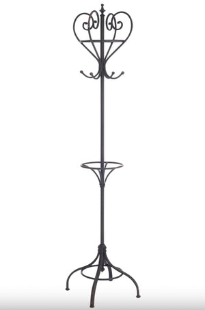 Portemanteau en métal noir