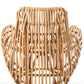 Fauteuil en rotin naturel