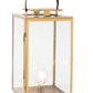 Lampe en métal doré
