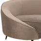 Sofa en velours & pieds en métal (3 Coloris)