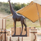 Girafe en résine marron (2 Formats)