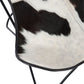 Fauteuil papillon Butterfly en peau de vache