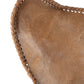 Chaise Lounge Cuir/Metal Cognac