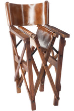 Charger l&#39;image dans la galerie, Chaise de Réalisateur Pliable en cuir
