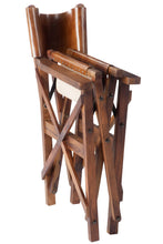 Charger l&#39;image dans la galerie, Chaise de Réalisateur Pliable en cuir
