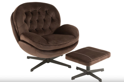 Fauteuil et son repose-pieds