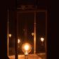 Lampe en métal doré