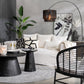 Table basse en manguier noir