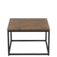 Table Basse Carré bois & métal