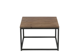 Table Basse Carré bois & métal