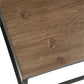Table Basse Carré bois & métal