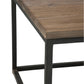 Table Basse Carré bois & métal