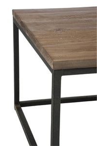 Table Basse Carré bois & métal