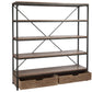 Etagère en bois et métal