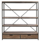 Etagère en bois et métal
