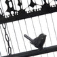 Volière sur Pied en métal noir