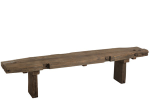 Banc en bois recyclé - Brut