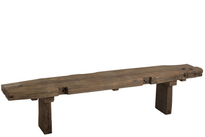 Banc en bois recyclé - Brut
