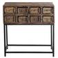 Console 8 Tiroirs en bois recyclé