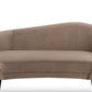 Sofa en velours & pieds en métal (3 Coloris)