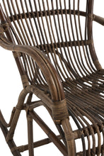 Charger l&#39;image dans la galerie, Rocking Chair en rotin marron
