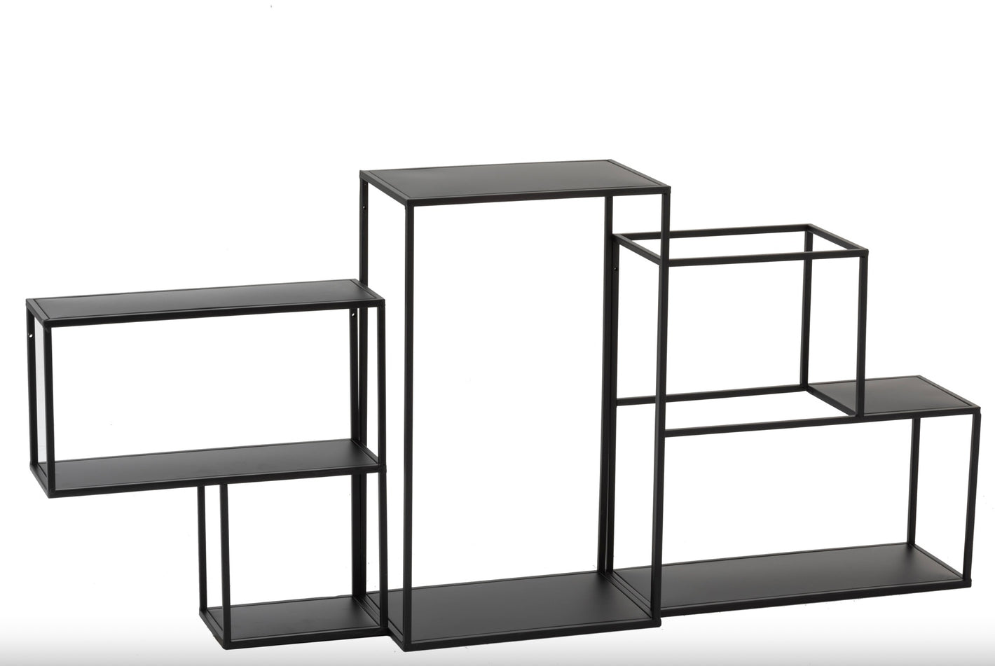 Étagère modulable à suspendre en métal noir