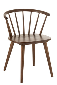 Chaise Vintage en bois marron