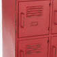 Armoire en métal 9 Portes Vert / Rouge