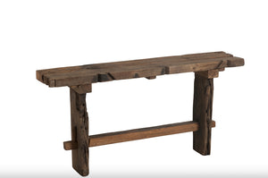 Console en bois recyclé