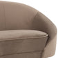 Sofa en velours & pieds en métal (3 Coloris)