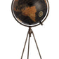 Globe Trépied en métal noir (2 Formats)